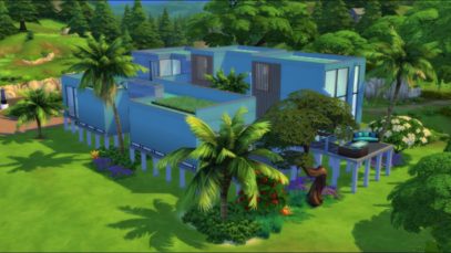 ASMR | Can I decorate a house with just ONE color? ? [Sims 4]