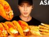 ASMR CHEDDAR CHALUPA & QUESADILLAS MUKBANG (No Talking) EATING SOUNDS | Zach Choi ASMR