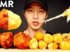 ASMR CHEESY BBQ CHICKEN & MOZZARELLA STICKS MUKBANG (No Talking) EATING SOUNDS | Zach Choi ASMR