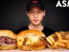 ASMR CHEESY ROAST BEEF & GRAVY FRIES MUKBANG (No Talking) EATING SOUNDS | Zach Choi ASMR