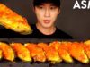 ASMR CHEESY STUFFED JALAPENOS MUKBANG (No Talking) COOKING & EATING SOUNDS | Zach Choi ASMR
