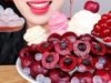 ASMR Cherry Bingsu & Popping Boba  KOREAN SHAVED ICE DESSERT MUKBANG  (No Talking) EATING SOUNDS
