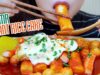 ASMR chessy Giant ttoekbokki (korean rice cake) with crab sticks,CHEWY EATING SOUNDS | LINH-ASMR