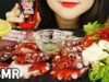 ASMR Chewy Parboiled Octopus + Spicy Fire Sauce 문어숙회 불닭소스(EATING SOUNDS)MUKBANG REAL SOUNDS