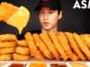 ASMR CHICKEN NUGGETS & ONION RINGS + CHEESE MUKBANG (No Talking) EATING SOUNDS | Zach Choi ASMR