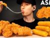 ASMR CHICKEN TENDERS & CHEESE STICKS MUKBANG (No Talking) EATING SOUNDS | Zach Choi ASMR