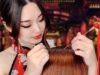 [ASMR] Chinese Acupoint Scalp Massage and Hair Styling