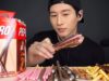 *ASMR* Chocolate Biscuit Sticks Pepero (No Talking) Crunchy Eating Sounds | Zach Choi ASMR