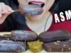 ASMR CHOCOLATE COATED ICE CREAM(CELANO,WALL’S,CREMO,NESTLE,OREO)CRACKLING EATING SOUNDS | LINH-ASMR