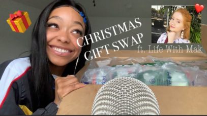ASMR | CHRISTMAS GIFT SWAP W/ LIFE WITH MAK ??