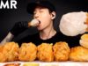 ASMR CHURCH’S FRIED CHICKEN & ALFREDO SAUCE MUKBANG (No Talking) EATING SOUNDS | Zach Choi ASMR