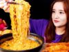 ASMR (COOKING) Cheese cream pasta, various pickles, garlic baguette, fried shrimp.진짬뽕 꾸덕꾸덕한 치즈크림 파스타
