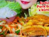ASMR COOKING DEEP FRIED PORK BELLY X SPICY KIMCHI AND RICE EATING SOUNDS | LINH-ASMR