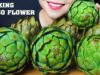ASMR COOKING EATING ATISO FLOWER DIP IN SUGAR AND BUTTER EATING SOUNDS LINH ASMR