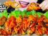 ASMR COOKING EATING BIBIGO MANDU X SPICY CRAB CLAWS SAUCE  EATING SOUNDS | LINH-ASMR