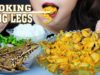 ASMR COOKING EATING BRAISED FROG LEGS WITH LEMON GRASS AND PURPLE YAM SOUP | LINH-ASMR 먹방