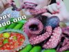 ASMR COOKING EATING GIANT OCTOPUS TO CELEBRATE 1 MILLION SUBSCRIBERS ,  EATING SOUNDS | LINH-ASMR