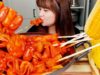 ASMR (COOKING & EATING) SPICY RICE CAKE AND EOMUK *SAUCE RECIPE*  STEAMED CORN. MUKBANG떡볶이,옥수수,소떡소떡
