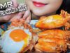 ASMR COOKING EATING STUFFED FIRE NOODLES IN SQUIDS AND EXTREMELY SPICY SAMYANG SAUCE | LINH ASMR