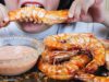 ASMR COOKING GRILLED GIANT TIGER PRAWNS WITH SPICY SOY SAUCE EATING SOUNDS LINH ASMR