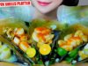 ASMR COOKING PEN SHELLS GRILL WITH SPICY CHILI SAUCE CHEWY EATING SOUNDS | LINH-ASMR