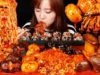 ASMR (COOKING)마라불닭버섯 Spicy Fire Sauce Assorted Mushrooms With Mara MUKBANG