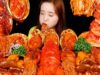 ASMR (cooking) Thanks for 1 million subscribers?? SPICY SEAFOOD AND MUSHROOM. 마라불닭해물찜. MUKBANG