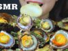 ASMR COOKING THORNY OYSTERS WITH PAPAYA SALAD CRUNCHY EATING SOUNDS LINH-ASMR
