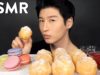 *ASMR* CREAM PUFFS & MACARONS (Whispering) Soft Eating Sounds | Zach Choi ASMR