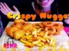 ASMR crunchy chicken nuggets & onion rings mukbang |Eating sounds|