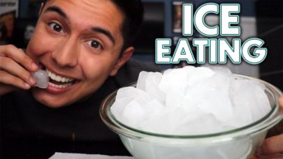 ASMR | Crunchy Ice Eating to Cool You Down Before Bed!