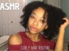 ASMR | CURLY HAIR ROUTINE | 300K ?