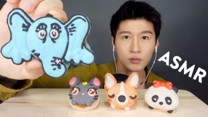 *ASMR* Cute MACARONS (Dr. Seuss + More) | Soft Relaxing Crunchy Eating Sounds (No Talking)