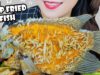 ASMR DEEP FRIED HUGE FISH X SPRING ROLL , EATING SOUNDS | LINH ASMR