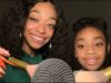 ASMR | Double mic brushing & Mouth sounds ft my sissy ❤️ (DOUBLE TINGLES)