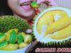 ASMR Durian Feast (mung bean cake & Fresh durian) SOFT STICKY EATING SOUNDS | LINH-ASMR
