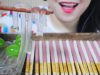 ASMR EAITNG JELLY NOODLES GIANT POCKEY CAKE GRAPES JELLY SOFT EATING SOUNDS | LINH-ASMR 먹방 mukbang