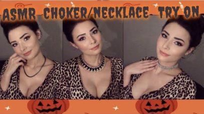 ASMR Ear to Ear Whisper Choker/Necklace Try On ?