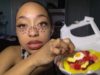 ASMR | Eating A Gummy Pizza | ( Mouth Sounds, Crinkles, Chewy Sounds..) | Apple Mic ?