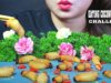 ASMR EATING ALIVE COCONUT WORMS CHALLENGE (EXOTIC FOOD) EATING SOUND | LINH-ASMR