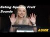 ASMR Eating and Mouth Sounds [LOUD] – Grapes & Cherries – YUM!!!
