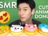 ASMR Eating Animal Donuts (NO TALKING) | SOFT CHEWY SOUNDS