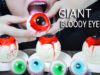 ASMR EATING BLOODY EYEBALL CAKE TROLI EYEBALL GUMMY HAPPY HALLOWEEN  | LINH-ASMR 먹방 mukbang linhasmr