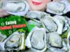 ASMR EATING BOILED CANADIAN OYSTERS AND SEA GRAPES EATING SOUNDS | LINH-ASMR