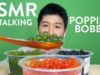 ASMR Eating Bursting Boba (NO TALKING) POPPING SOUNDS 파핀보바 리얼사운드
