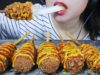 ASMR EATING CORN DOG CRUNCHY SOUNDS | LINH-ASMR 먹방 mukbang