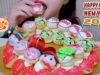 ASMR eating Cream puff tower (HAPPY LUNAR NEW YEAR 2019) SOFT EATING SOUNDS | LINH-ASMR