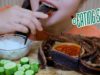 ASMR eating DRIED SNAKE with Rice and cucumber (exotic food) Extreme EATING SOUNDS | LINH-ASMR