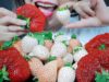 ASMR EATING  EXPENSIVE JAPANESE STRAWBERRY CRUNCHY EATING SOUND | LINH-ASMR