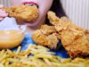 ASMR Eating fried chicken and french fries (CRUNCHY Eating Sounds) | LINH-ASMR